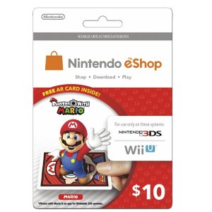 for $10 Nintendo eShop Prepaid Card