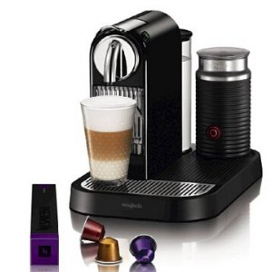 Nespresso D121-US4-BK-NE1咖啡机+Aeroccino奶泡器