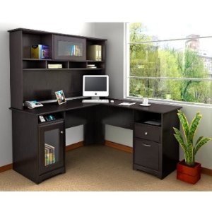 Bush Furniture L型办公桌和储物柜套装