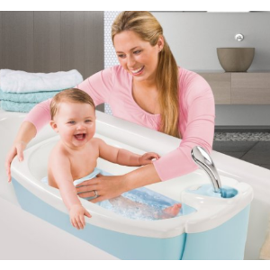 Summer Infant Lil' Luxuries Whirlpool Bubbling Spa and Shower Tub