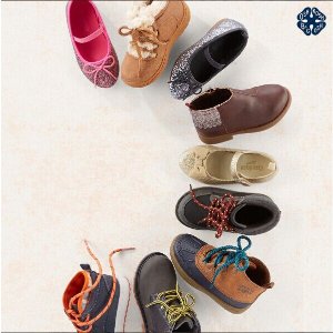 Kids Shoes & Boots Doorbuster & Up to 60% Off Fall Together Kids Apparel Sale @ OshKosh BGosh