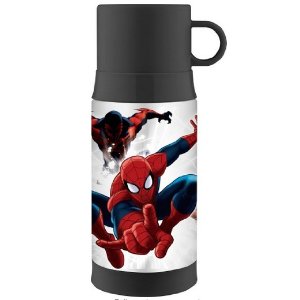 Thermos Funtainer 12 Ounce Warm Beverage Bottle, Spiderman