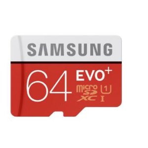 Samsung EVO 64GB microSDHC Class 10 UHS-1 Memory Card
