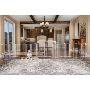 Regalo 192-Inch Super Wide Gate and Play Yard, White
