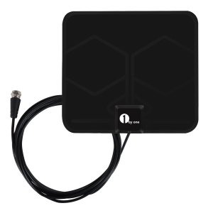 1byone HDTV Antenna - 25 Miles Range with 10ft High Performance Coax Cable