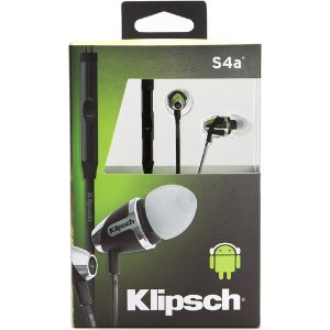 Klipsch Image S4A II In-Ear Enhanced Bass Noise-Isolating Headphones