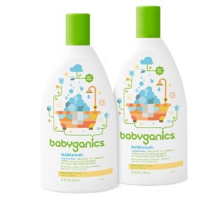Babyganics Baby Bubble Bath, Fragrance Free, 20oz Bottle, (Pack of 2) , Prime Member Only