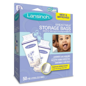 Lansinoh Breastmilk Storage Bags, 50 Count