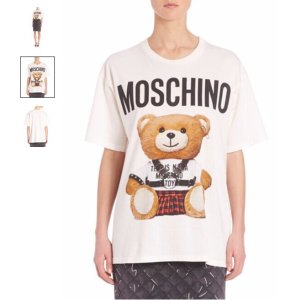 Moschino众多明星同款 小熊T恤