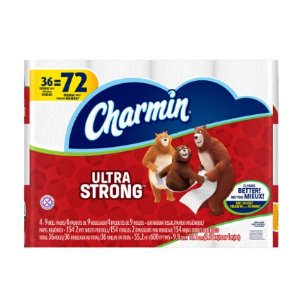 Charmin小熊超柔韧厕纸 36 double 卷（=72正常卷）