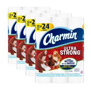 Charmin Ultra Strong Toilet Paper, Bath Tissue, Double Roll, 48 Count
