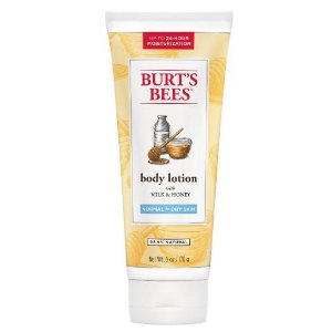 超值装！Burt's Bees 牛奶蜂蜜身体乳 6盎司3支装