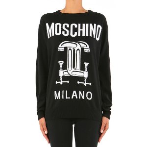 Moschino '2nd Story' Graphic Wool Sweater