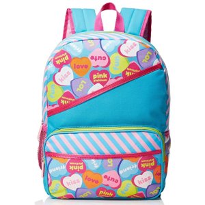Pink Platinum Girls' Candy Hearts 16 Inch Backpack