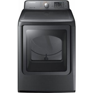 Samsung - 7.4 Cu. Ft. 9-Cycle Electric Dryer - Platinum