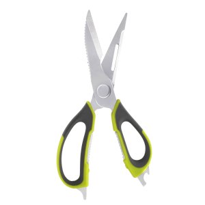 Kitchen Scissors, Deik Checkered Multifunction Heavy Duty Cutlery Shears with Magnetic Holder