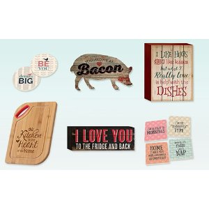Whimsical Kitchen: Cutting Boards, Coasters & Art @ Hautelook