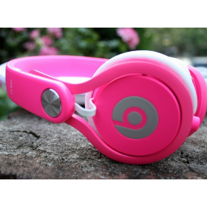 Beats by Dre Mixr DJ Headphones-Neon Pink