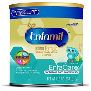 Enfamil EnfaCare 早产儿及体重过轻婴儿奶粉12.8盎司（6罐装）