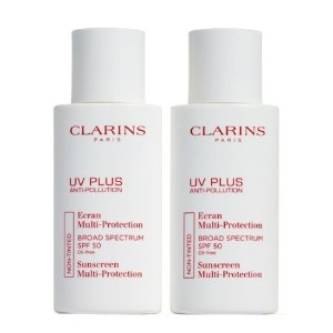Clarins SPF50清透美白隔离乳2瓶装 (价值$84)