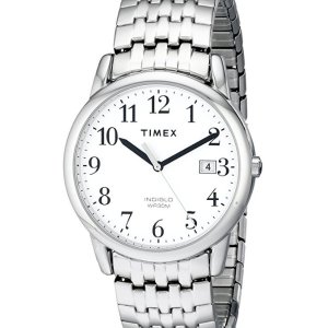 Timex Men's Easy Reader Date Dress Expansion Band Watch