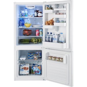 Insignia 10.2 Cu. Ft. Bottom-Freezer Refrigerator White