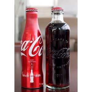 Coca-Cola Aluminum Bottle, 8.5 Ounce (Pack of 12)