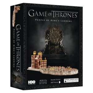 4D Cityscape Game of Thrones: 3D Kings Landing Puzzle (260 Piece)