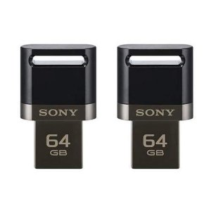 Sony 2-Pack 64GB USB 3.0 Flash Drive for Smartphone and Tablets