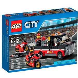 LEGO® 乐高城市系列-摩托赛车运输车 60084