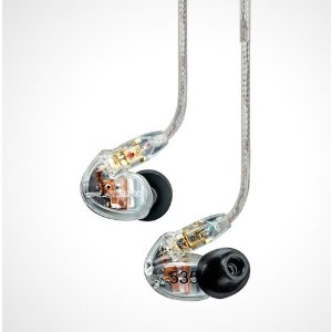 Shure 舒尔  SE535-CL透明 专业监听级隔噪入耳式耳机