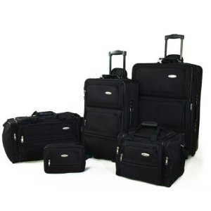 Samsonite新秀丽行李箱包五件套 红黑蓝三色可选