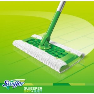 Swiffer Sweeper Floor Mop Starter Kit, 7 Dry Cloths and 3 Wet Cloths