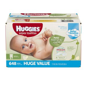 Amazon精选Huggies好奇婴儿湿巾促销