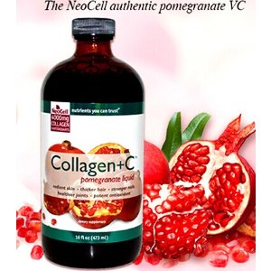 NeoCell Super Collagen+C Type 1&3 Pomegranate Liquid 16oz