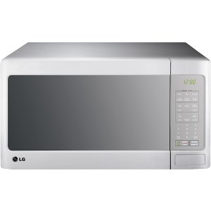 LG - 1.4 Cu. Ft. Mid-Size Microwave - Smooth White