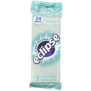 Eclipse Sugar Free Gum, Polar Ice, 3 18-Piece Packages