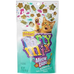 Purina Friskies Party Mix Meow Luau Crunch Cat Treats