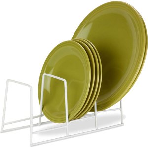 Honey-Can-Do Coated Steel Wire Plate Rack