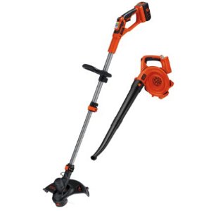BLACK+DECKER LCC140 40V MAX* Lithium Ion String Trimmer and Sweeper Combo Kit