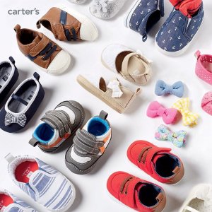 超后1天！Carter's 精选婴儿鞋童鞋折上折热卖