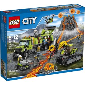 LEGO City Volcano Explorers Volcano Exploration Base 60124