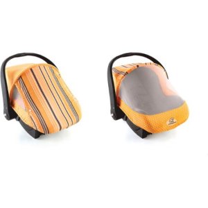 防晒、防风、防虫  婴儿座椅保护罩，橙色