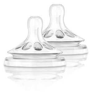 Philips Avent BPA Free Natural Medium Flow Nipples, 3 month+, 2 Count