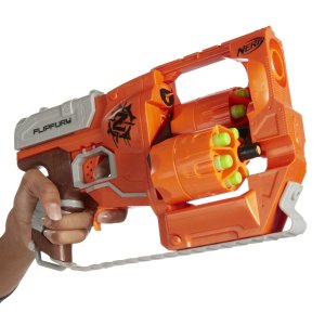 Nerf FlipFury Blaster Zombie Strike双轮玩具枪