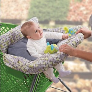Summer Infant 2合1宝宝豪华购物推车保护垫/餐椅保护垫-带柔软靠垫