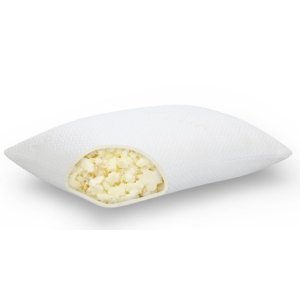 LANGRIA CertiPUR-US Certified Medium Firm Hypoallergenic Shredded Memory Foam Pillow