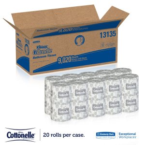 Kleenex Cottonelle Bulk 20 Individually Wrapped Toilet Paper