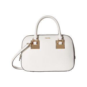 Calvin Klein Emma Saffiano Satchel Handbag