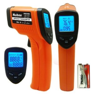 Nubee Temperature Gun Non-contact Infrared Thermometer MAX Display & EMS Adjustable